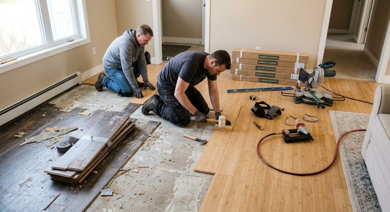Bamboo Flooring Installation in Anne Arundel County, MD
