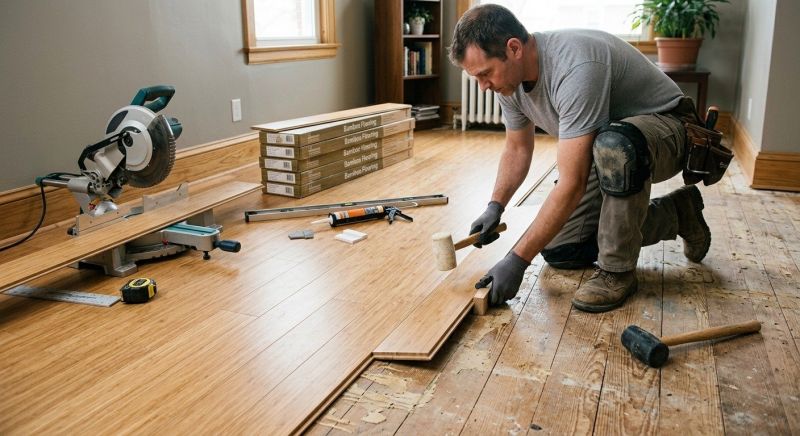 Bamboo Flooring Installation in Anne Arundel County, MD