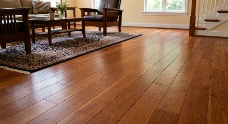 Cherry Floor Installation in Anne Arundel County, MD