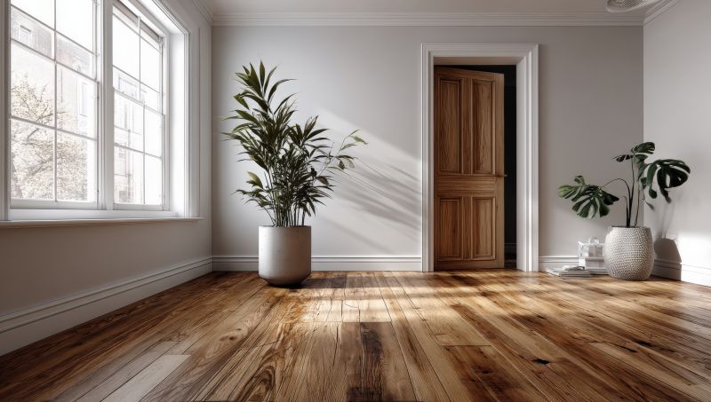 Dark Wood Floor Installation in Anne Arundel County, MD