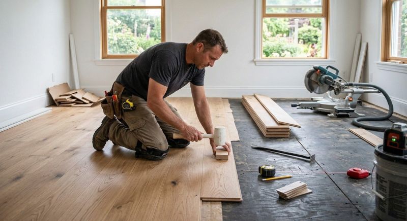 Hardwood Floor Installation in Glen Burnie, MD
