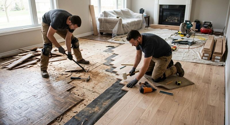 Hardwood Replacement in Laurel, MD