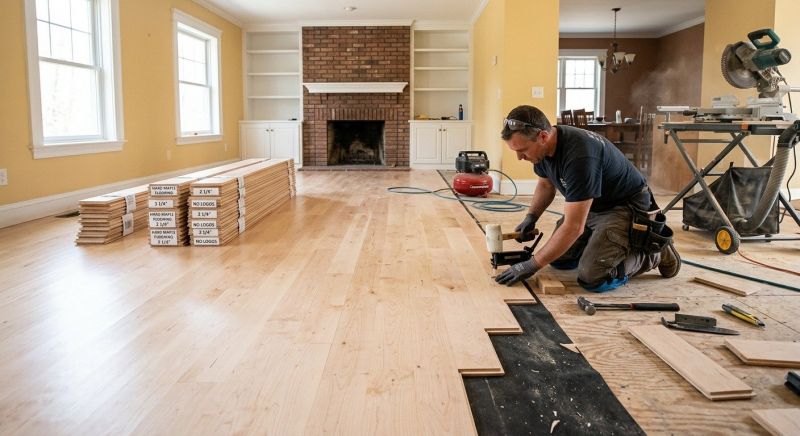 Maple Flooring Installation in Fort George G Meade, MD