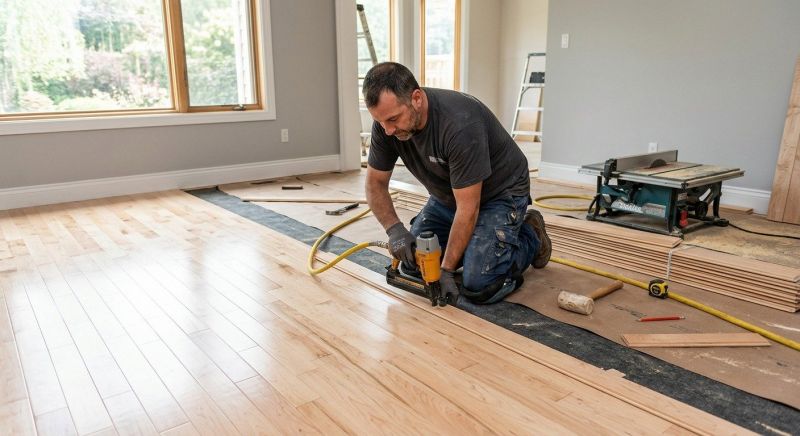 Maple Flooring Installation in Grasonville, MD