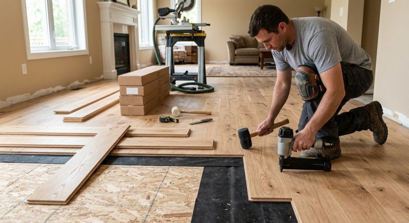 Oak Floor Installation in Annapolis, MD