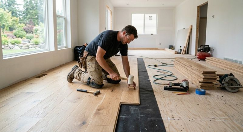 Oak Floor Installation in Anne Arundel County, MD