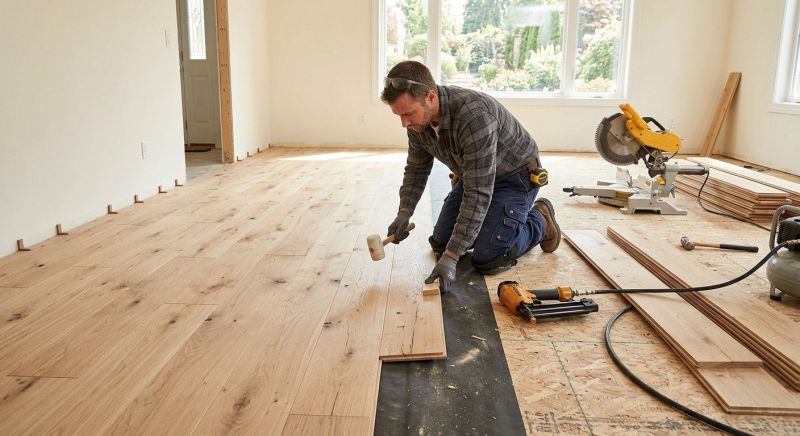 Oak Floor Installation in Nottingham, MD