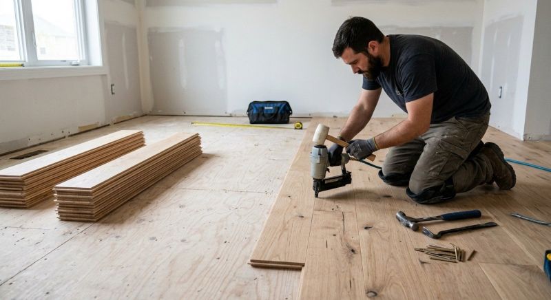 Oak Floor Installation in Nottingham, MD