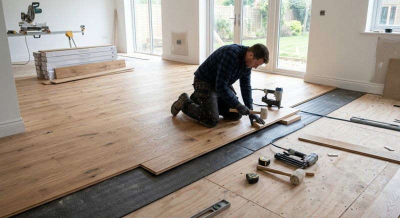 Oak Floor Installation in Pasadena, MD