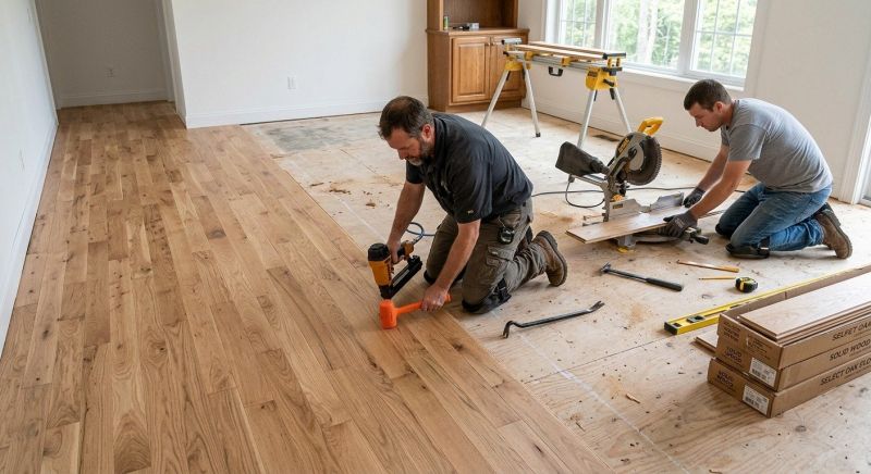 Oak Floor Installation in Sparrows Point, MD