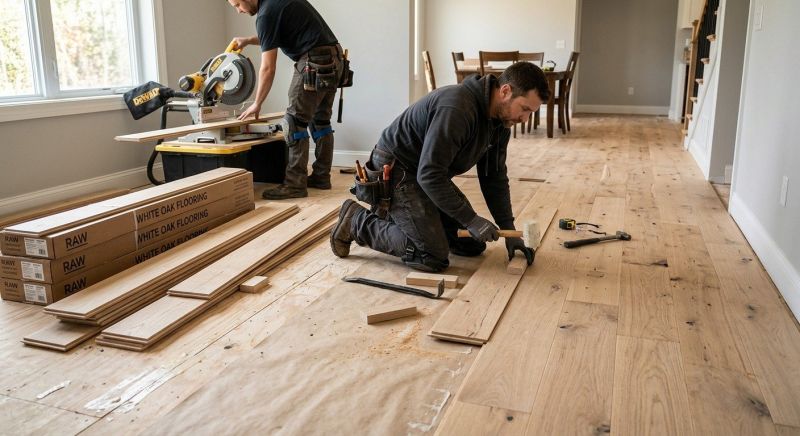 Oak Floor Replacement in Anne Arundel County, MD