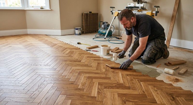 Parquet Flooring Installation in Anne Arundel County, MD