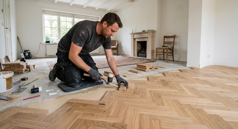 Parquet Flooring Installation in Anne Arundel County, MD