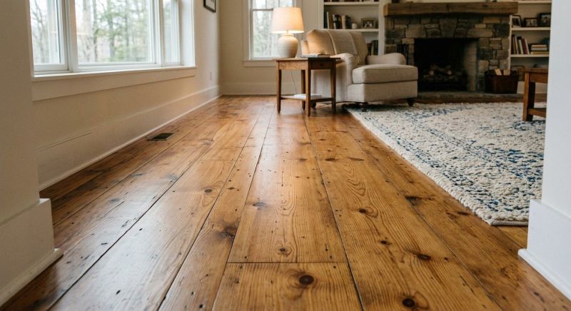 Pine Floor Installation in Anne Arundel County, MD