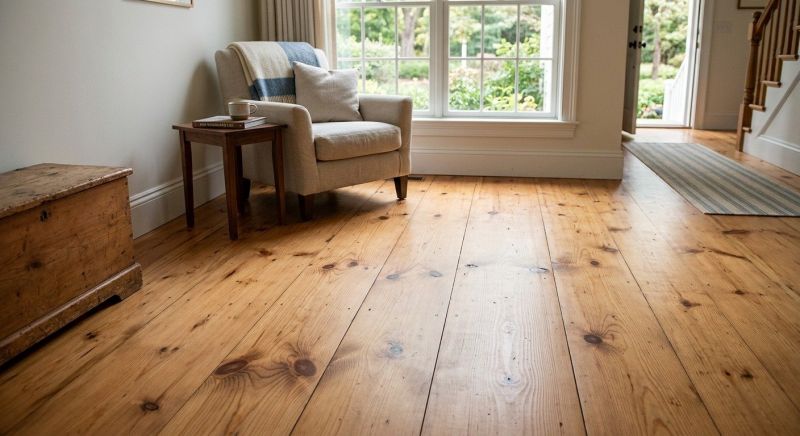 Pine Floor Installation in Anne Arundel County, MD
