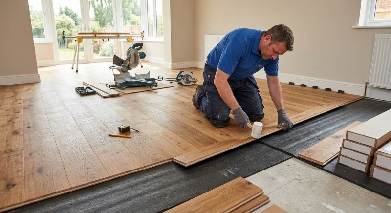 Wide Plank Floor Installation in Anne Arundel County, MD