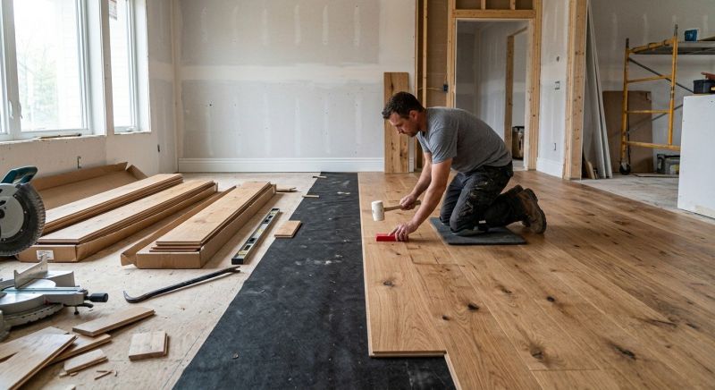 Wide Plank Floor Installation in Anne Arundel County, MD