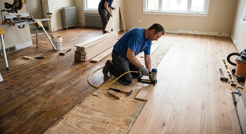 Wood Floor Replacement in Burtonsville, MD