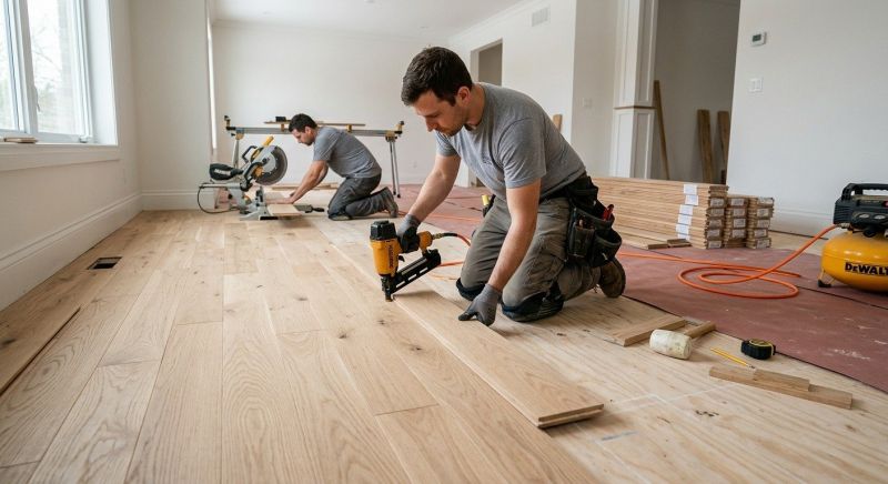 Wood Floor Replacement in Crofton, MD