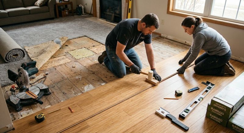 Bamboo Flooring Installation