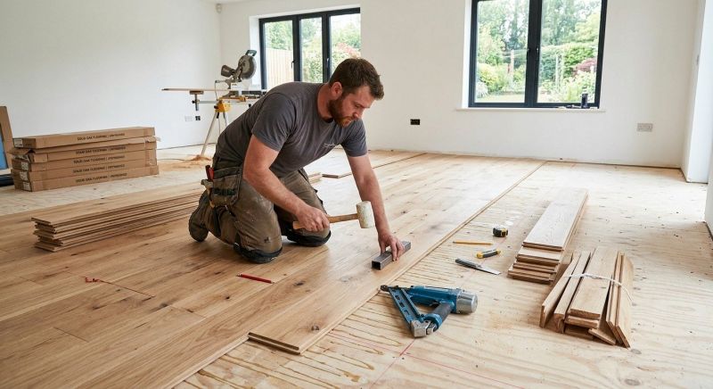 Oak Floor Installation in Woodstock, MD